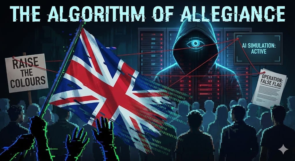 The Algorithm of Allegiance: An Exposé of the 'Raise the Colours' False Flag
